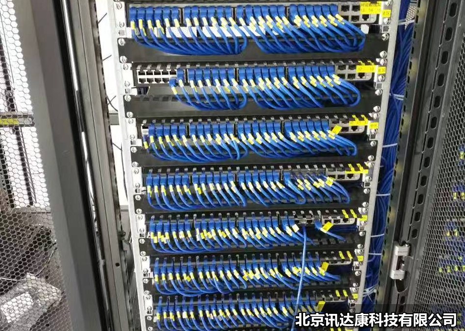 北京综合布线网络布线施工现场