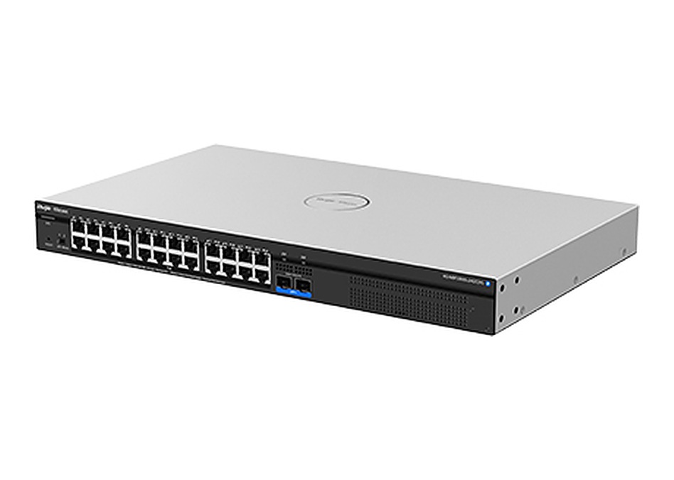 24口PoE光接入交换机ONU|锐捷RG-NBF3300S-24GT2XS-P|2.5G/万兆分光上联|全光监控接入